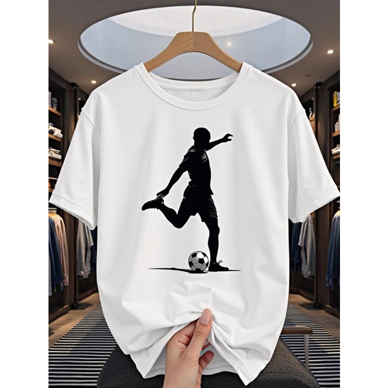 European sizes Mens Football T-Shirt-Lightweight Sweatshirt White Player Action Print-Breathable Top for Football Fans, Games, Training, Casual Dress S белый
European sizes Mens Football T-Shirt-Lightweight Sweatshirt White Player Action Print-Breathable Top for Football Fans, Games, Training, Casual Dress S белый