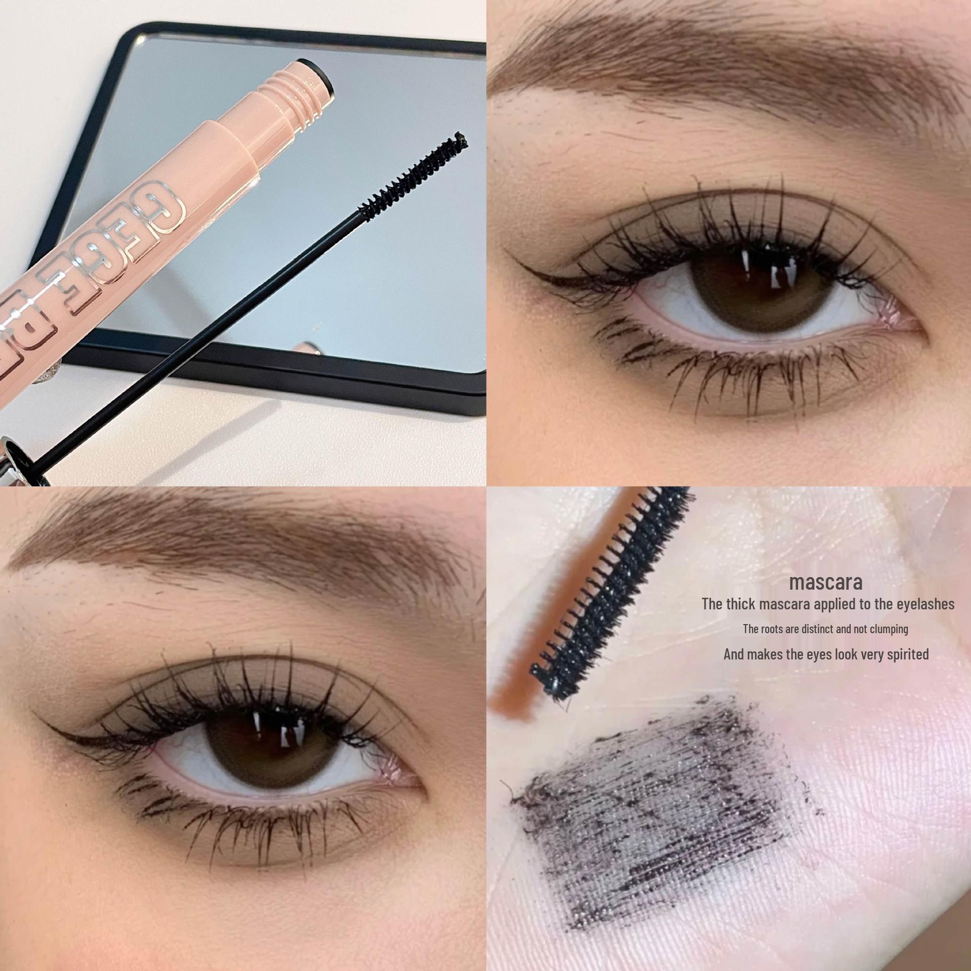 Gegebear Waterproof Slender Curling Mascara with Fine Brush for Long-Lasting Volume and Smudge-Proof Finish чёрный
Gegebear Waterproof Slender Curling Mascara with Fine Brush for Long-Lasting Volume and Smudge-Proof Finish чёрный