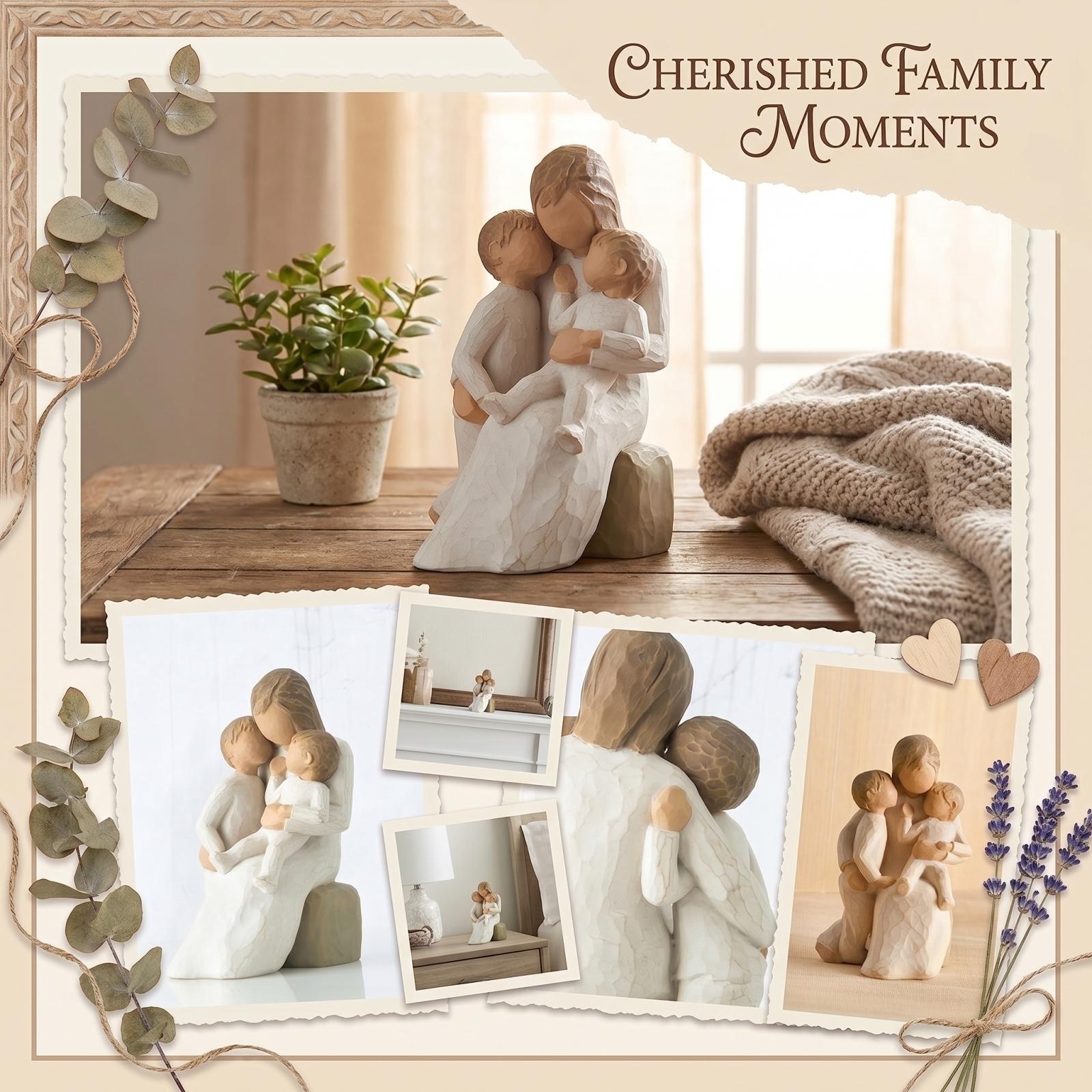 Mother and Children Resin Figurine Sculpture Family Embrace Statue Home Decor Gift for Mother s Day Birthday Present for Mom One Size білий
Mother and Children Resin Figurine Sculpture Family Embrace Statue Home Decor Gift for Mother s Day Birthday Present for Mom One Size білий