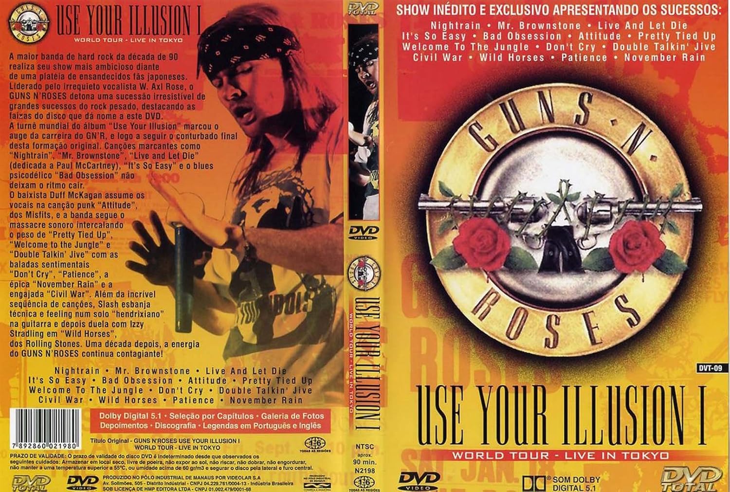 DVD DVD - Use Your Illusion: 1: Мировой тур Li N2198 Аниме/Игра из Японии Использованный
DVD DVD - Use Your Illusion: 1: Мировой тур Li N2198 Аниме/Игра из Японии Использованный