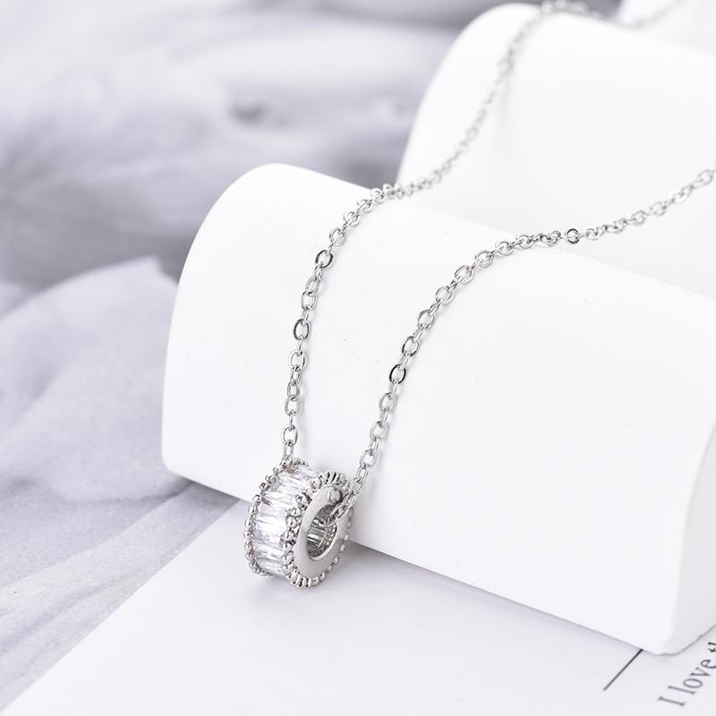 Trendy Round Luxury Zincon Pendant Necklace Woman Stainless Steel Chain Choker Daily Necklace Zircon Female Wedding Party Gift медный
Trendy Round Luxury Zincon Pendant Necklace Woman Stainless Steel Chain Choker Daily Necklace Zircon Female Wedding Party Gift медный