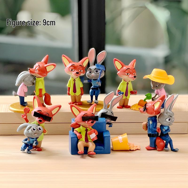 Zootopia Hand-Painted Judy and Nick Intimate Friends Scene Model Ornament
Zootopia Hand-Painted Judy and Nick Intimate Friends Scene Model Ornament