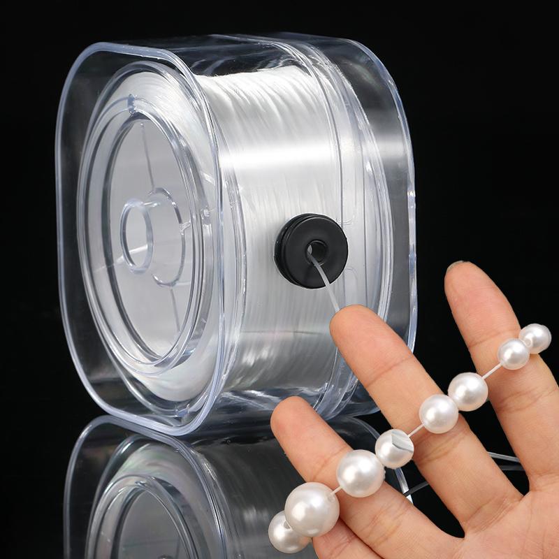 180m White Strong Elastic Crystal Beading Cord 0.8mm for Bracelets Stretch Thread String Necklace DIY Jewelry Making Cords Line
180m White Strong Elastic Crystal Beading Cord 0.8mm for Bracelets Stretch Thread String Necklace DIY Jewelry Making Cords Line