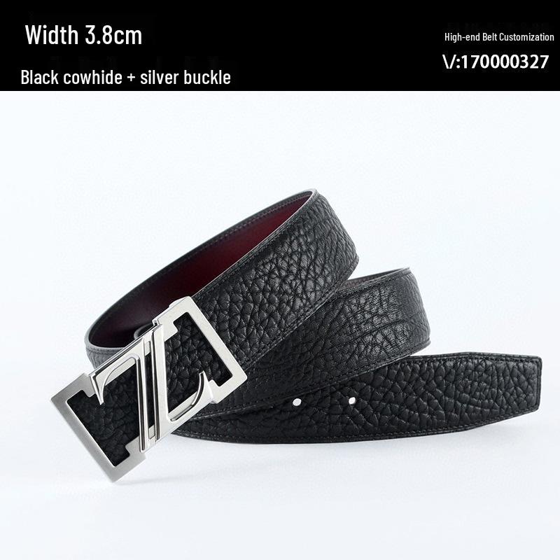 Luxury Vegetable-Tanned Leather Men s Belt with Stainless Steel Letter Buckle - Durable & Fashionable for Trousers 115cm
Luxury Vegetable-Tanned Leather Men s Belt with Stainless Steel Letter Buckle - Durable & Fashionable for Trousers 115cm