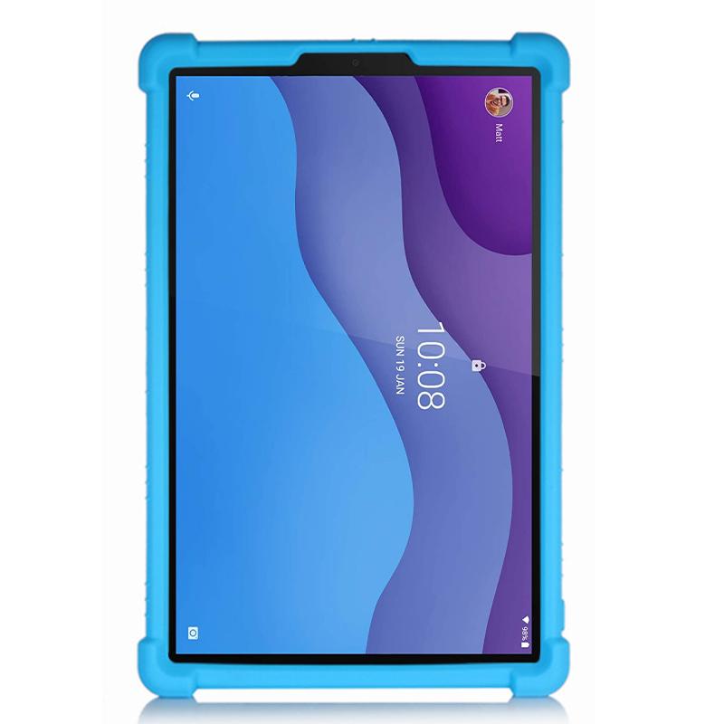For Lenovo Tab M10 (Gen 3) TB-328FU/TB-328XU Silicone Shockproof Tablet Cover Corner Cushion PC Kickstand Anti-Slip Kids Friendly Protective Case Sky Blue
For Lenovo Tab M10 (Gen 3) TB-328FU/TB-328XU Silicone Shockproof Tablet Cover Corner Cushion PC Kickstand Anti-Slip Kids Friendly Protective Case Sky Blue
