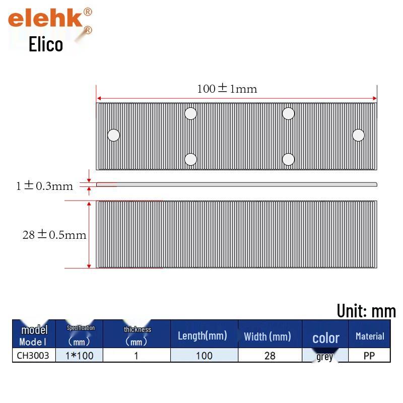 Industrial Rectangular Plastic Gasket for Gap Filling and Adjustment CH3003
Industrial Rectangular Plastic Gasket for Gap Filling and Adjustment CH3003