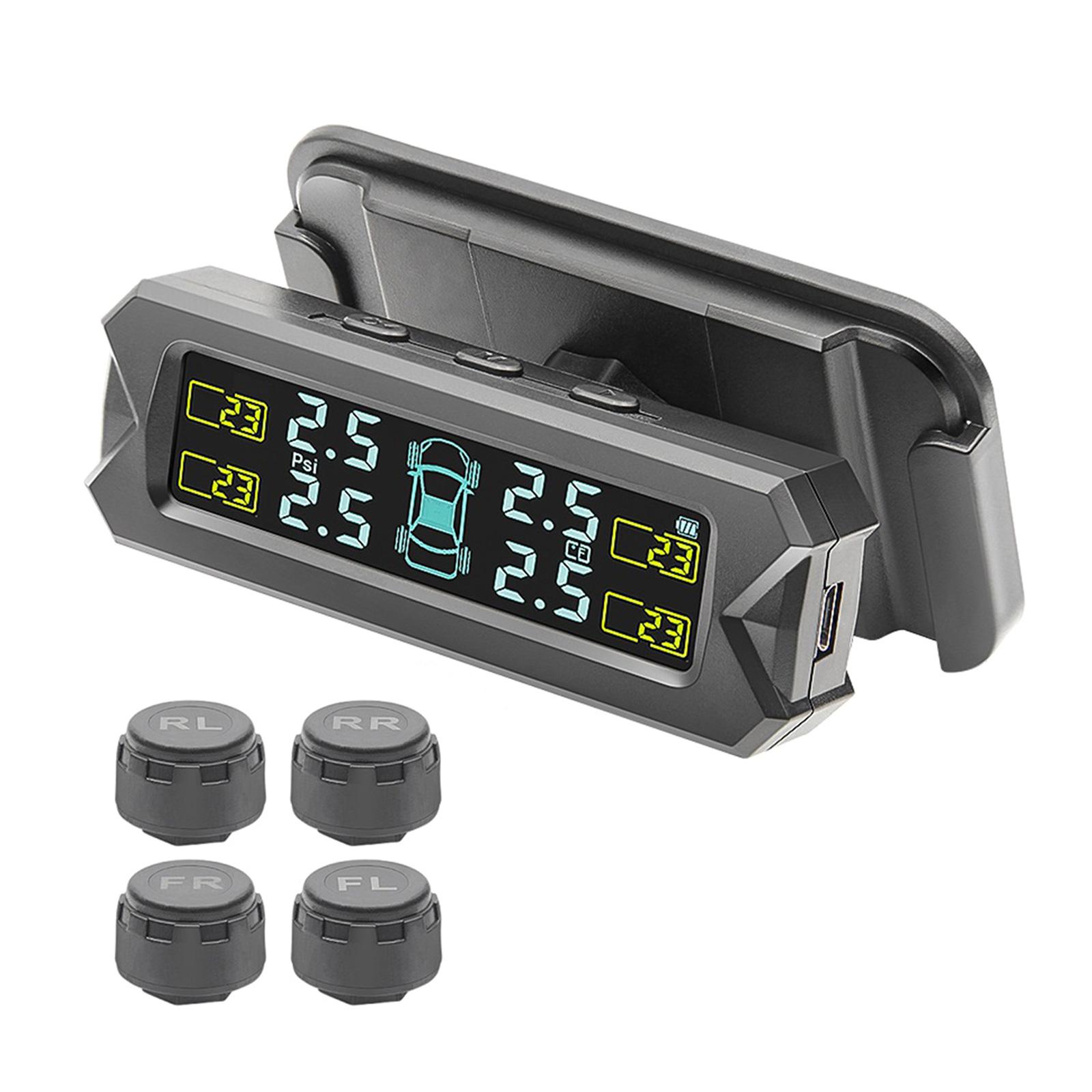 Solar Powered External Tire Pressure Monitor With Clear LCD Screen & Multiple Units For Family Auto Car Everyday Commute 1
Solar Powered External Tire Pressure Monitor With Clear LCD Screen & Multiple Units For Family Auto Car Everyday Commute 1
