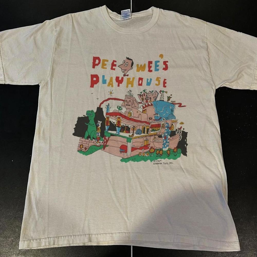 Vtg style pee wee s playhouse short sleeve white color shirt KV34183 Unisex T-Shirt XXXL
Vtg style pee wee s playhouse short sleeve white color shirt KV34183 Unisex T-Shirt XXXL