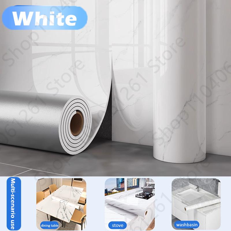 PVC Waterproof 3D Marble Wallpaper Self Adhesive Removable Wall Stickers for Kitchen Bathroom Tile Decoration 3mx40cm
PVC Waterproof 3D Marble Wallpaper Self Adhesive Removable Wall Stickers for Kitchen Bathroom Tile Decoration 3mx40cm