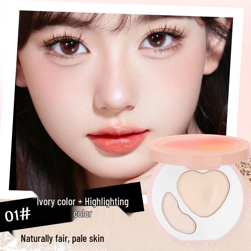Ba Bao Ou Dual-Effect Shimmering Highlighter & Sculpting Palette with Matte Brightening Concealer - No Caking Formula
Ba Bao Ou Dual-Effect Shimmering Highlighter & Sculpting Palette with Matte Brightening Concealer - No Caking Formula