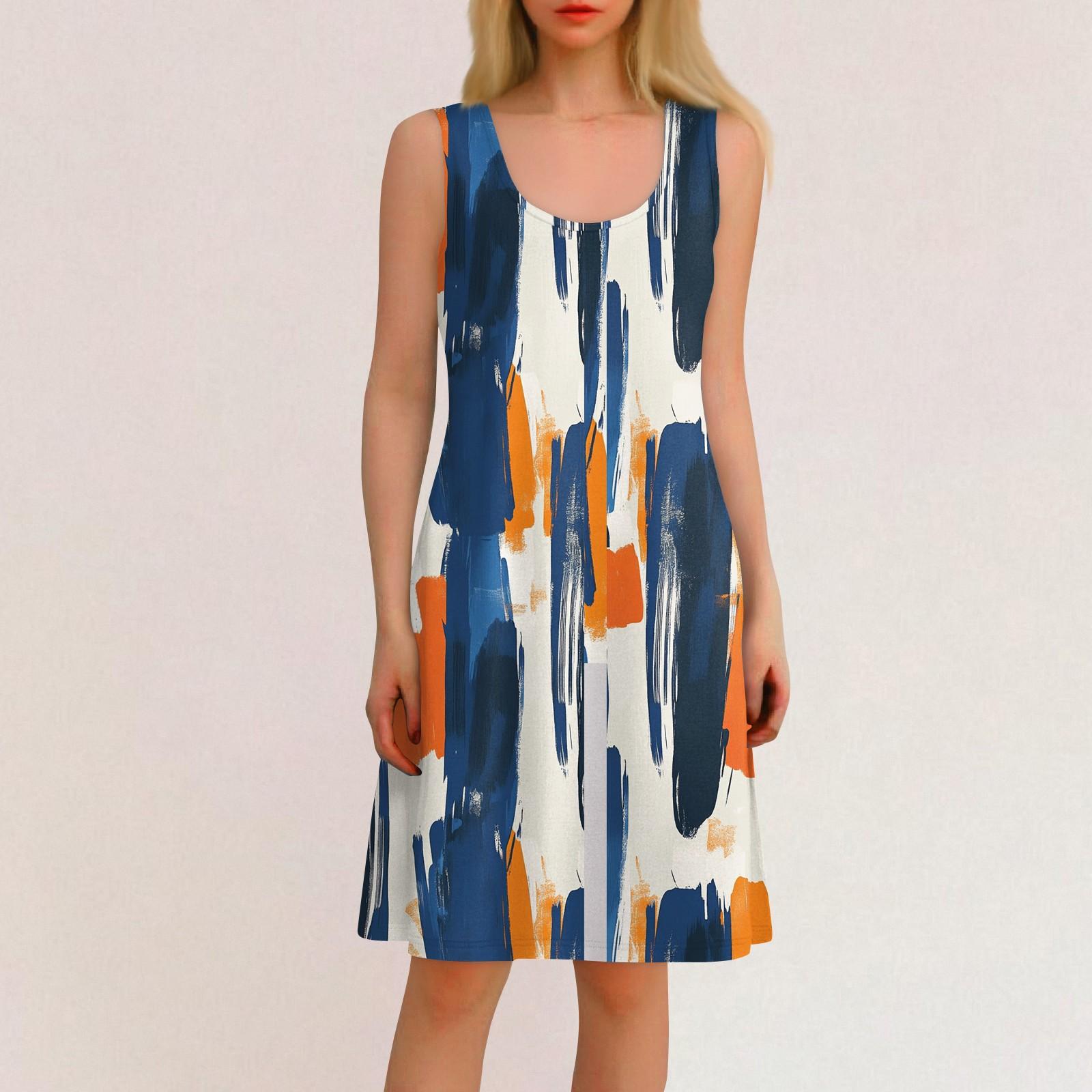 Women s Casual Hawaiian Festival Printed U-neck Vest Sleeveless Beach Dress Dress XL
Women s Casual Hawaiian Festival Printed U-neck Vest Sleeveless Beach Dress Dress XL