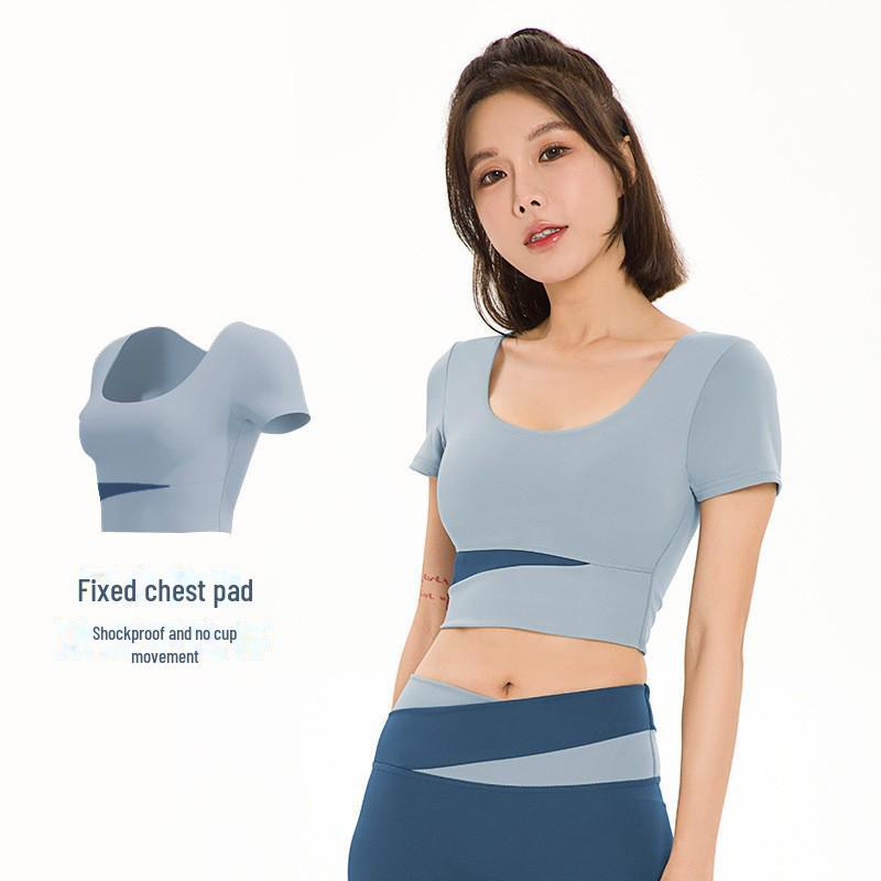 Лето 2023 г. Женский быстросохнущий комплект для йоги и бега трусцой, фитнес - большой размер, топ с короткими рукавами Small
Лето 2023 г. Женский быстросохнущий комплект для йоги и бега трусцой, фитнес - большой размер, топ с короткими рукавами Small