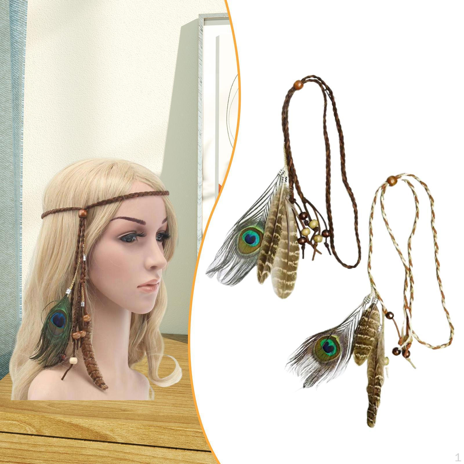 2x Головной убор из перьев для женщин, девочек, для путешествий, модный, универсальный, богемный головной убор
2x Головной убор из перьев для женщин, девочек, для путешествий, модный, универсальный, богемный головной убор