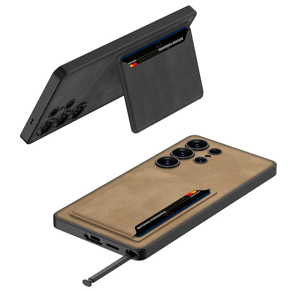 For Samsung Galaxy S25 Ultra Case with Card Holder Kickstand Hybrid Matte Phone Back Cover Black
For Samsung Galaxy S25 Ultra Case with Card Holder Kickstand Hybrid Matte Phone Back Cover Black