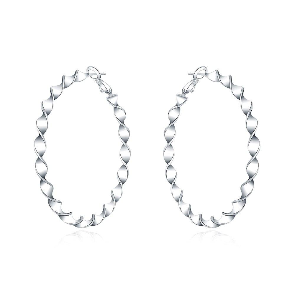 925 стерлингового серебра серьги Twisted Line Мода Серьги Платье Дамы Ювелирные подарки
925 стерлингового серебра серьги Twisted Line Мода Серьги Платье Дамы Ювелирные подарки