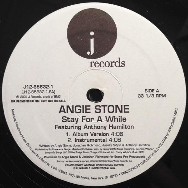 LP Record ANGIE STONE ANTHONY HAMILTON Stay For A While J12656321 J Records 2004 US SoulFunk Used
LP Record ANGIE STONE ANTHONY HAMILTON Stay For A While J12656321 J Records 2004 US SoulFunk Used