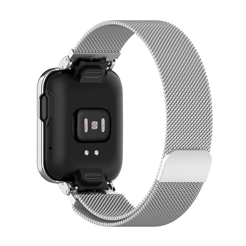Magnetic Lock Stainless Steel Adjustable Watch Strap Band for Xiaomi Redmi Watch/Mi Watch Lite Silver
Magnetic Lock Stainless Steel Adjustable Watch Strap Band for Xiaomi Redmi Watch/Mi Watch Lite Silver