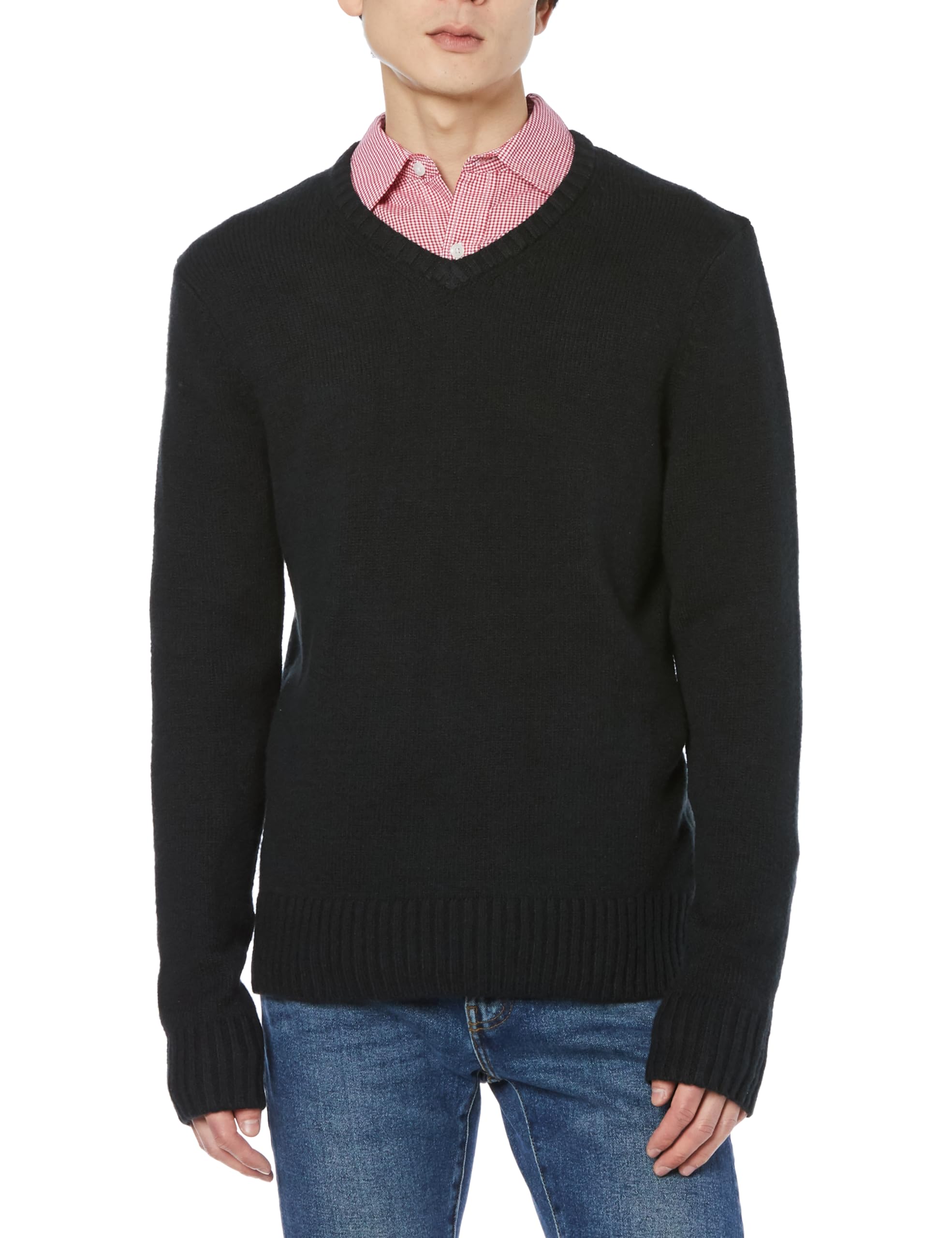 Amazon Essentials Men s Soft Touch V-Neck Long Sleeve Sweater, Black, Size L
Amazon Essentials Men s Soft Touch V-Neck Long Sleeve Sweater, Black, Size L