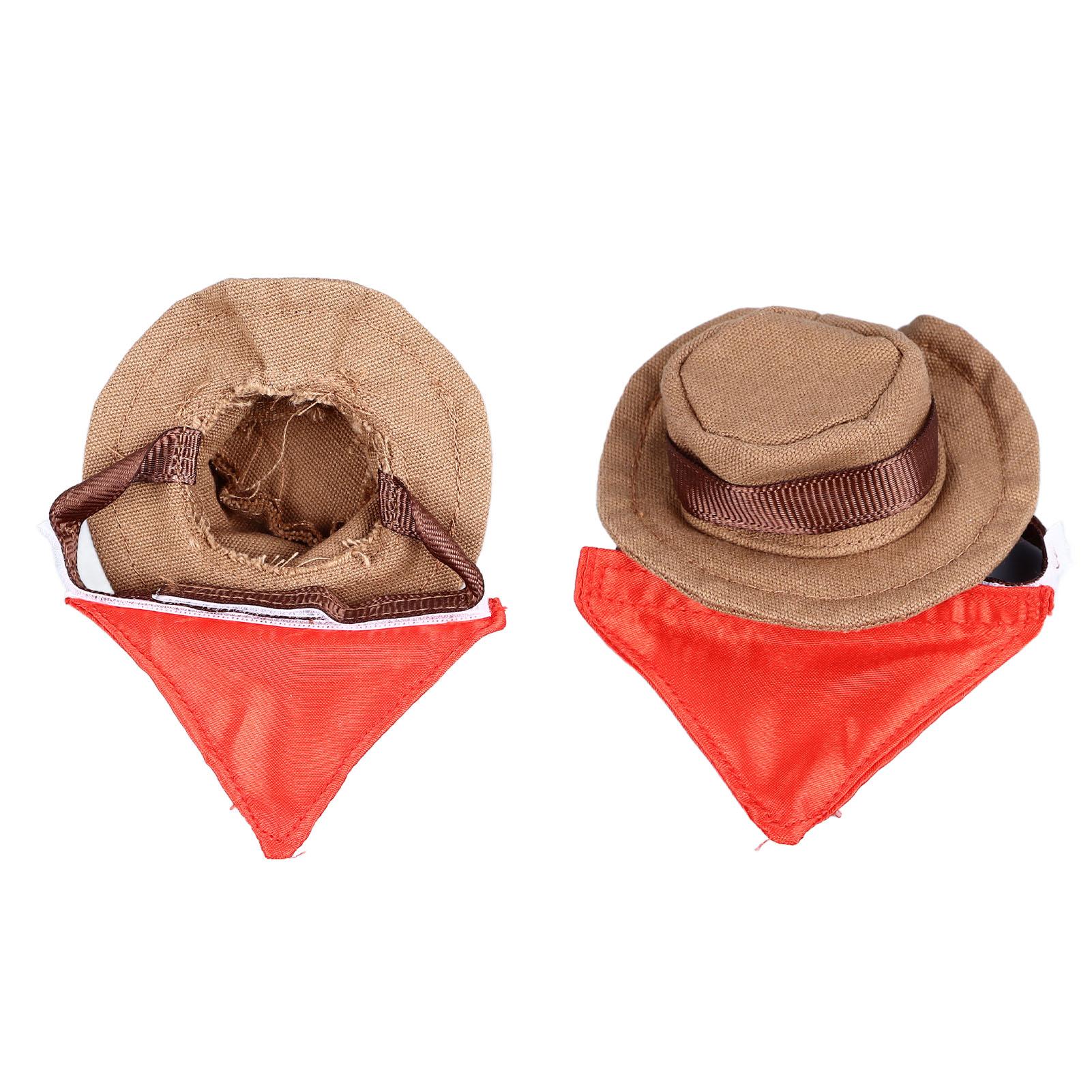 Bearded Dragon Cowboy Hat and Halloween Reptile Costume with Removable Bib for Hamster Small Animal
Bearded Dragon Cowboy Hat and Halloween Reptile Costume with Removable Bib for Hamster Small Animal