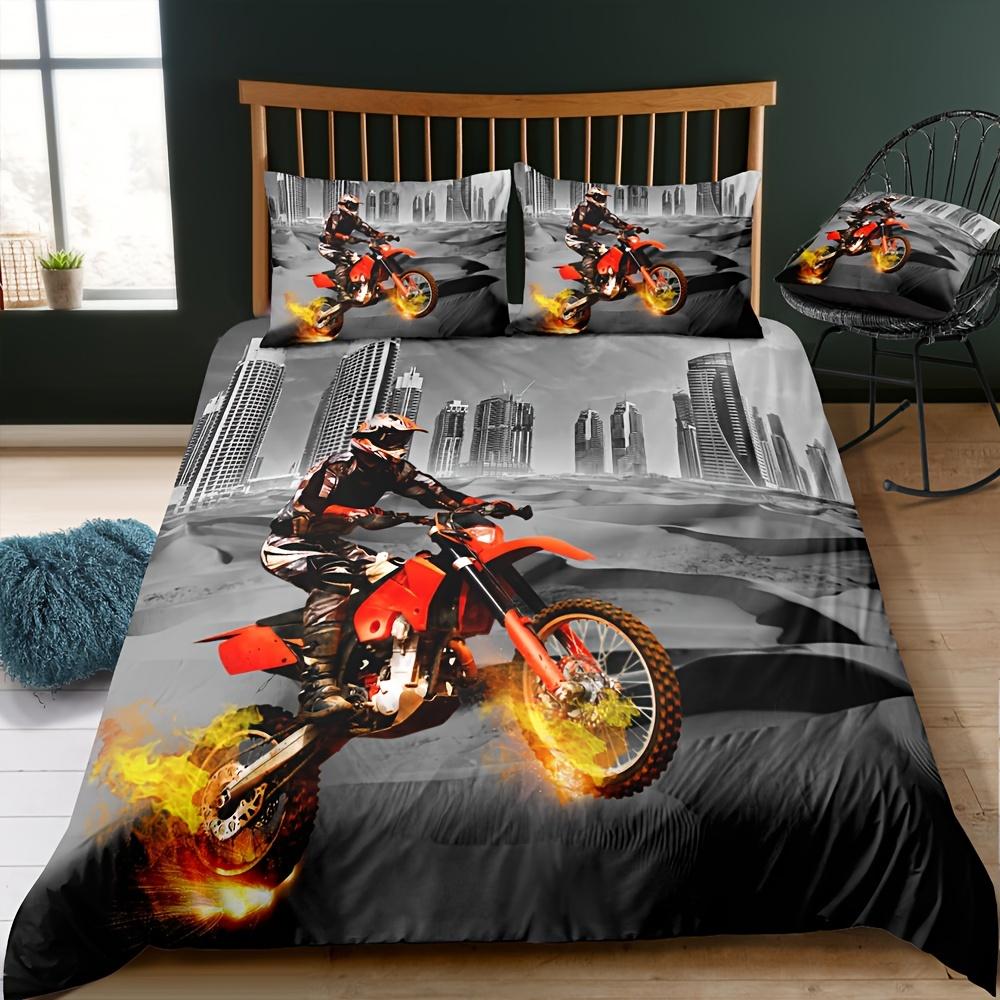 Desert Motorcycle Racing Duvet Cover Set - Breathable, Soft Polyester Bedding With Zip Closure For All Seasons EU Twin(135x200cm)
Desert Motorcycle Racing Duvet Cover Set - Breathable, Soft Polyester Bedding With Zip Closure For All Seasons EU Twin(135x200cm)