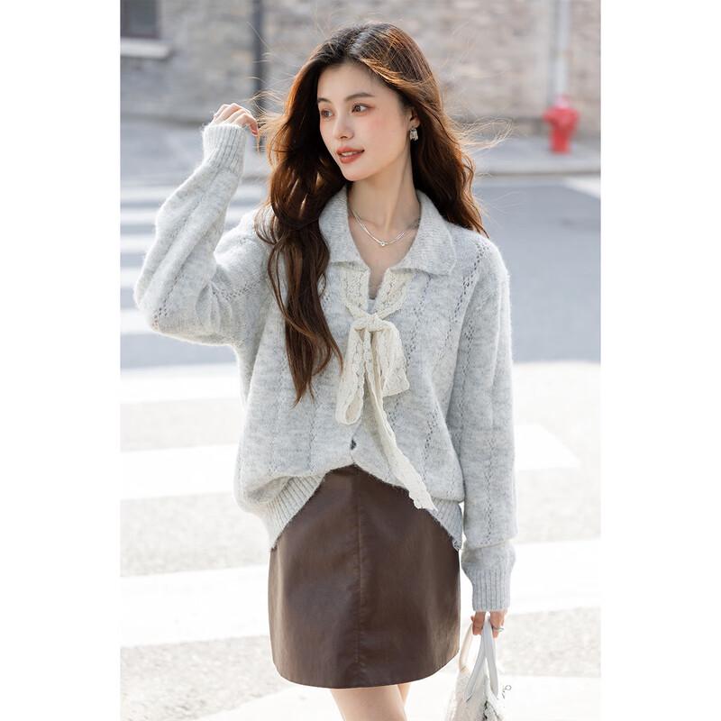 Mocana Sweet Lace Bowknot Knit Sweater One Size
Mocana Sweet Lace Bowknot Knit Sweater One Size