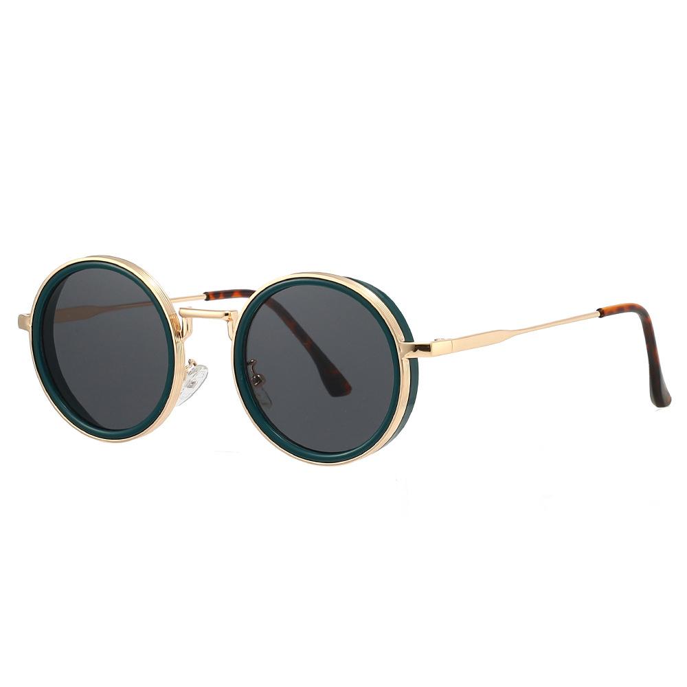 2026New Man Woman Sun Glasses High Quality Circle Sunnies Unisex UV400 Shades Fashion Versatile Outdoor Steam Punk Sunglasses
2026New Man Woman Sun Glasses High Quality Circle Sunnies Unisex UV400 Shades Fashion Versatile Outdoor Steam Punk Sunglasses