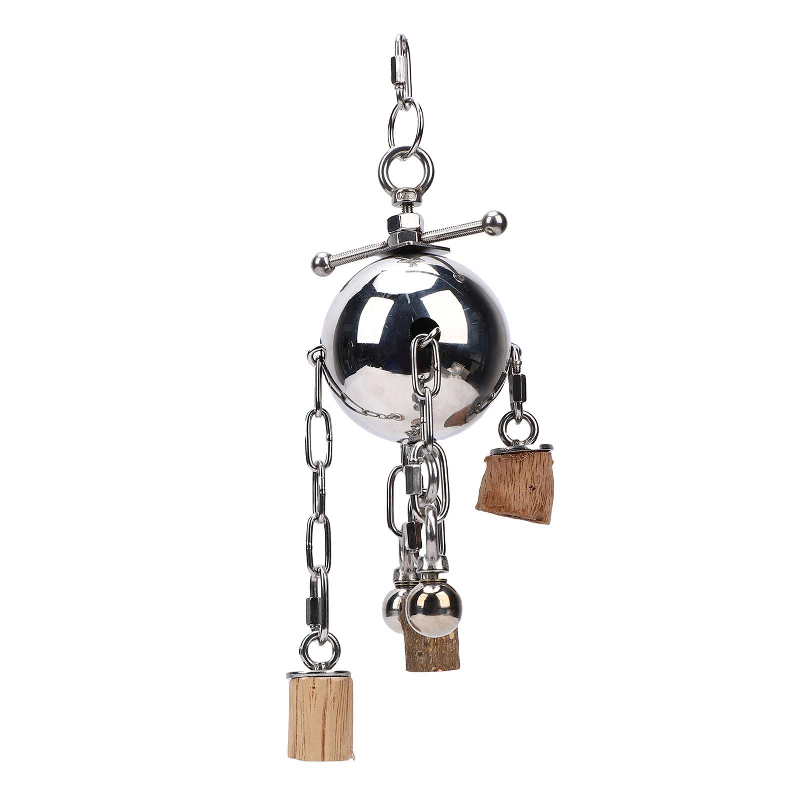 Hanging Chew Bird Toy Stainless Steel Safe Design Large and Medium Toy for Cage
Hanging Chew Bird Toy Stainless Steel Safe Design Large and Medium Toy for Cage