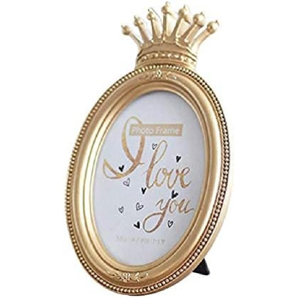 Золотая Корона Фоторамка, 7-дюймовая смоляная рамка для фотографий с подставкой - Винтажная фоторамка для портретных или семейных фотографий (7 дюймов Овал) 3 inch Heart Shape
Золотая Корона Фоторамка, 7-дюймовая смоляная рамка для фотографий с подставкой - Винтажная фоторамка для портретных или семейных фотографий (7 дюймов Овал) 3 inch Heart Shape