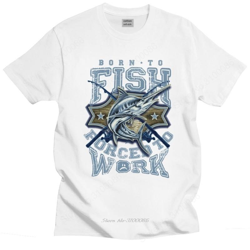 Vintage Born To Fish Forced To Work T Shirt Men Short Sleeves Pure Cotton Tshirt Print Marlin Fishing Addiction Tee Fisherman S
Vintage Born To Fish Forced To Work T Shirt Men Short Sleeves Pure Cotton Tshirt Print Marlin Fishing Addiction Tee Fisherman S