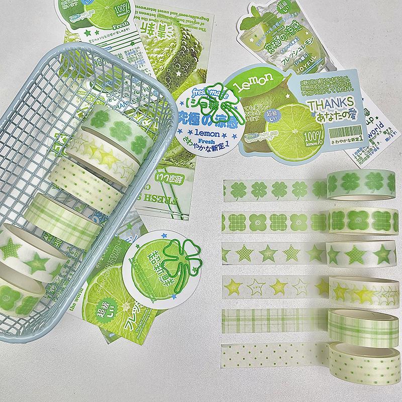 MINKYS 6pcs/lot Strawberry Apple Fruit Tape Cute Cartoon Creative Decorative Washi Tape School Stationery
MINKYS 6pcs/lot Strawberry Apple Fruit Tape Cute Cartoon Creative Decorative Washi Tape School Stationery