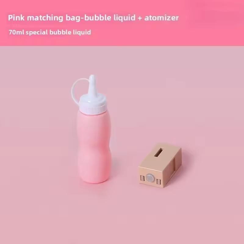 1Set Elastic Smog Bubble Machine With Portable Bubble Blower For Birthday Present For Outdoor Fun Includes Bubble Water Bottles розовый
1Set Elastic Smog Bubble Machine With Portable Bubble Blower For Birthday Present For Outdoor Fun Includes Bubble Water Bottles розовый
