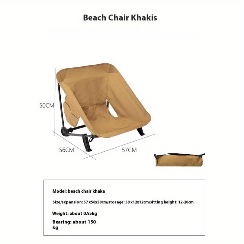 Outdoor portable aluminum alloy beach chair camping self-driving storage Oxford cloth ultra-light folding chair хакі
Outdoor portable aluminum alloy beach chair camping self-driving storage Oxford cloth ultra-light folding chair хакі