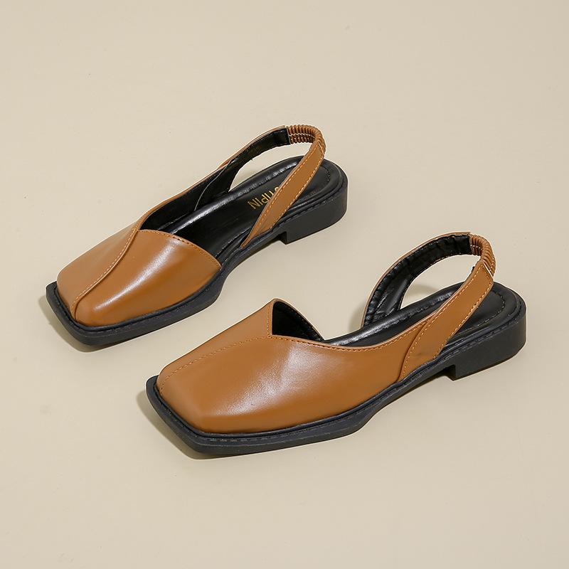 New Korean version of the summer, flat-bottomed square head, side air, rear air fashion shoes, women s low-heeled bag head sandals 35 темно-коричневого
New Korean version of the summer, flat-bottomed square head, side air, rear air fashion shoes, women s low-heeled bag head sandals 35 темно-коричневого