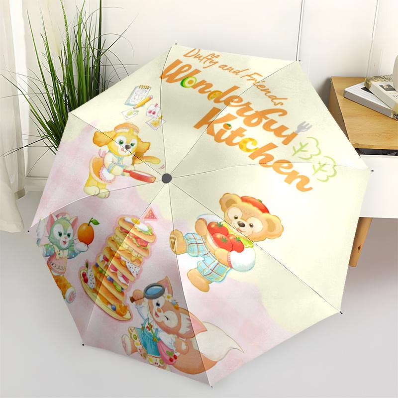 1pc Duffy and Friends in the Wonderful Kitchen Automatic Folding Umbrella - 3 Folding Design, Vivid Cartoon Pattern, Suitable for Outdoor Ac
1pc Duffy and Friends in the Wonderful Kitchen Automatic Folding Umbrella - 3 Folding Design, Vivid Cartoon Pattern, Suitable for Outdoor Ac