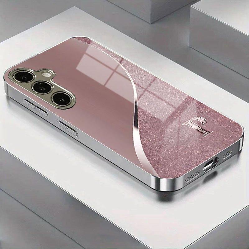 Pink diamond letter P pattern glass phone case suitable for Samsung Galaxy S26 S25 S24 S22 S21 S20 FE/Ultra/Plus anti drop Galaxy S25
Pink diamond letter P pattern glass phone case suitable for Samsung Galaxy S26 S25 S24 S22 S21 S20 FE/Ultra/Plus anti drop Galaxy S25