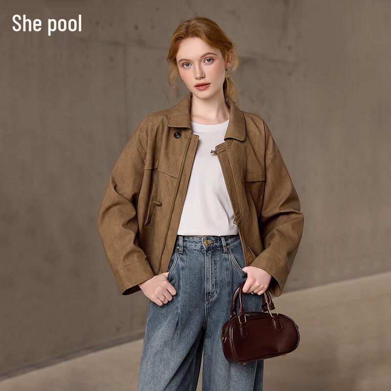 Женская маленькая куртка с коротким лацканом из искусственной кожи XL
Женская маленькая куртка с коротким лацканом из искусственной кожи XL