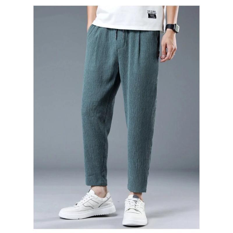 Летние мужские льняные брюки Ice Silk Jogger, повседневные широкие летние спортивные брюки, мужские весенние легкие брюки-шаровары Halking S зелёный
Летние мужские льняные брюки Ice Silk Jogger, повседневные широкие летние спортивные брюки, мужские весенние легкие брюки-шаровары Halking S зелёный