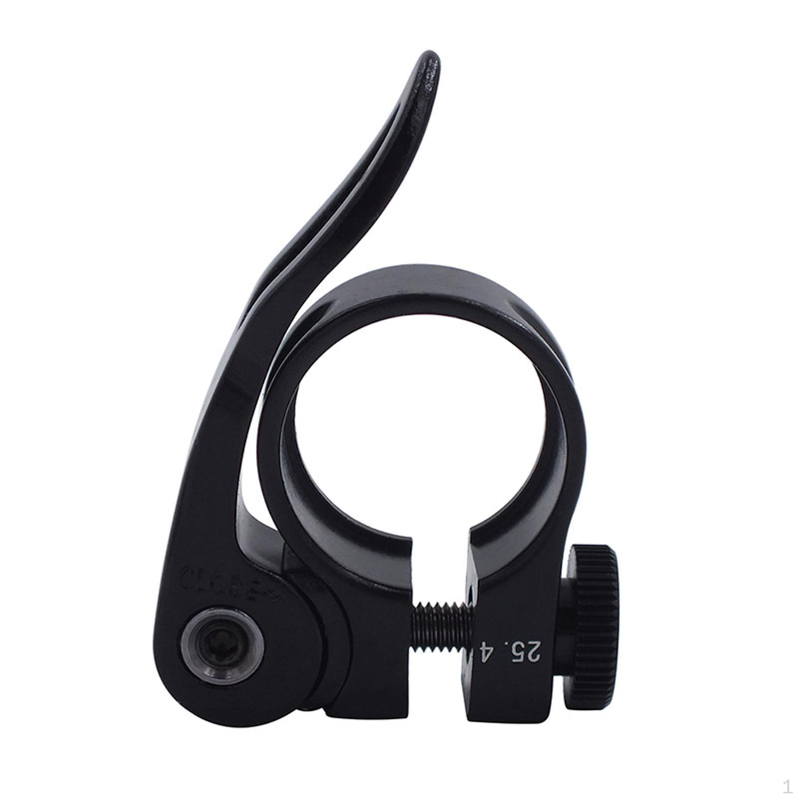 Aluminum Alloy Seat Post Clamp for 25.4mm Tube Durable Black
Aluminum Alloy Seat Post Clamp for 25.4mm Tube Durable Black