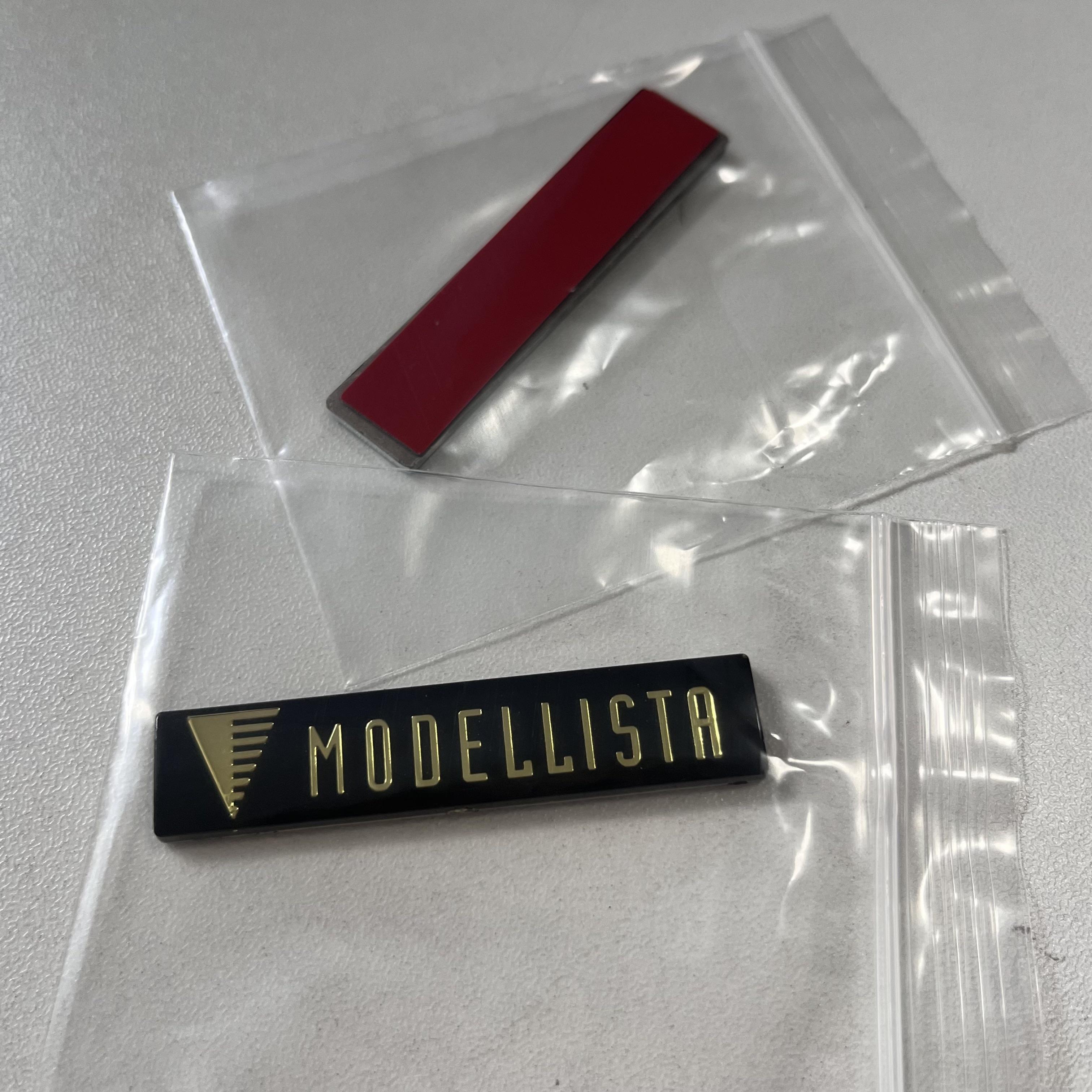 1pcs10pcs MODELLISTA Logo High-Quality Car Rear Trunk Emblem Sticker Car Front Grill Fender Side Badge Decal Styling Accessories 55mm X 12mm&1pcs MODELLISTA золотий
1pcs10pcs MODELLISTA Logo High-Quality Car Rear Trunk Emblem Sticker Car Front Grill Fender Side Badge Decal Styling Accessories 55mm X 12mm&1pcs MODELLISTA золотий