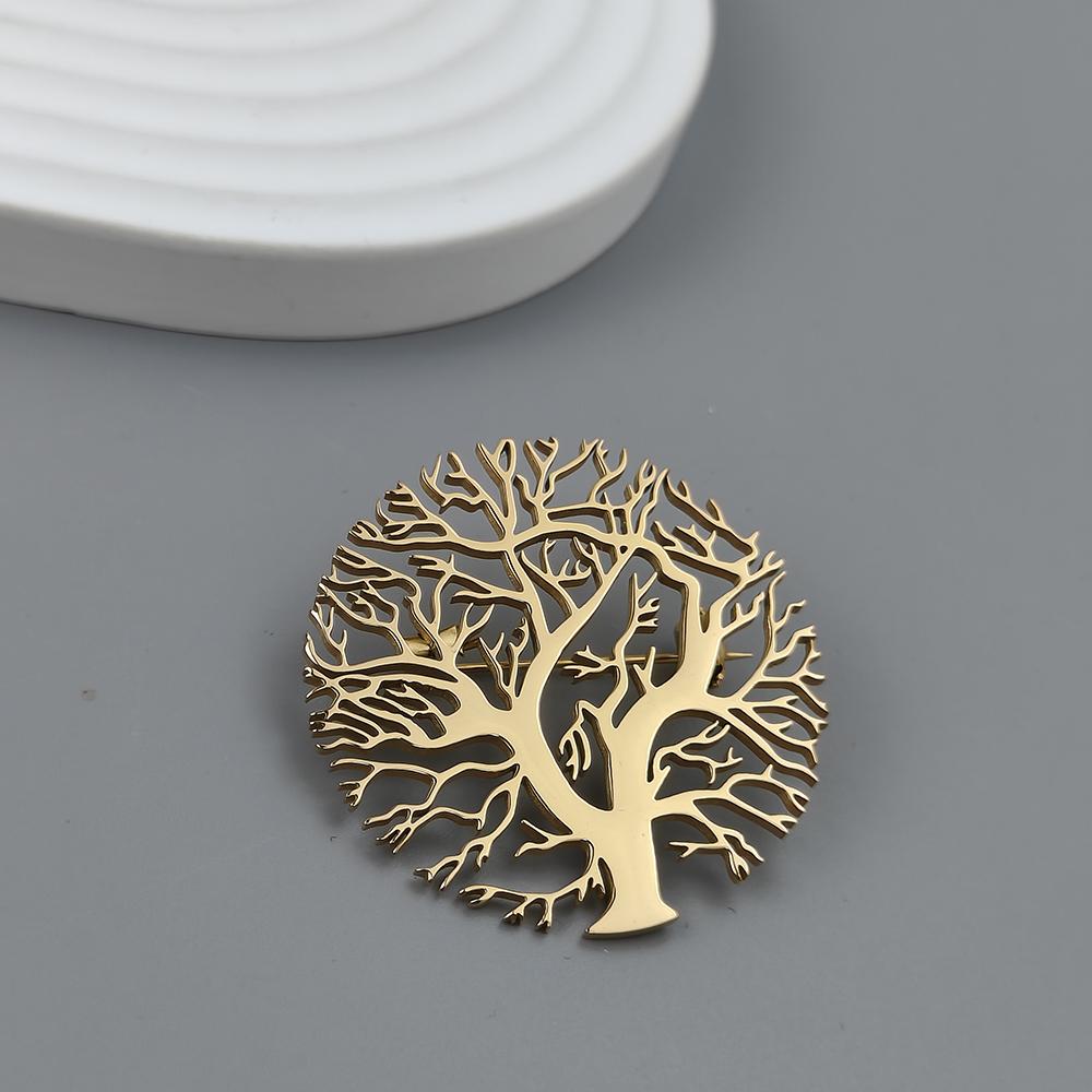 New round tree of life gold-plated stainless steel brooch, men s suit pin black, high quality father husband gift set золотий
New round tree of life gold-plated stainless steel brooch, men s suit pin black, high quality father husband gift set золотий