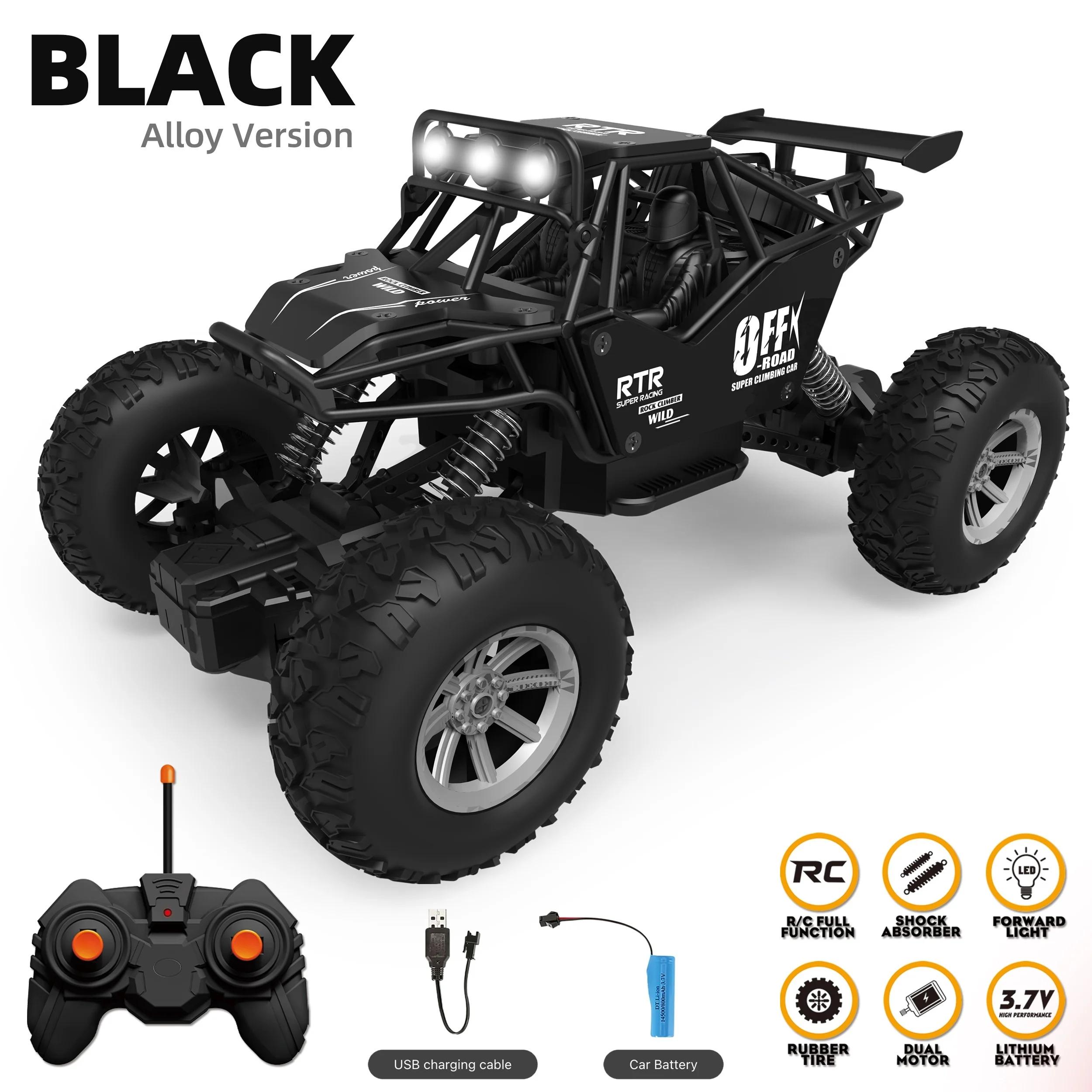 1:20 сплав RC автомобиль со светодиодной подсветкой 2.4G внедорожный пульт дистанционного управления скалолазный автомобиль уличные автомобили игрушки подарки для детей чёрный
1:20 сплав RC автомобиль со светодиодной подсветкой 2.4G внедорожный пульт дистанционного управления скалолазный автомобиль уличные автомобили игрушки подарки для детей чёрный