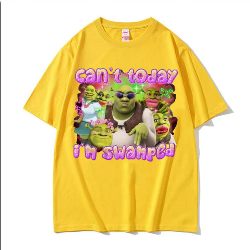 Cant Today Im Swamped Funny Shrek Meme T Shirt Women Clothing Trend Hip Hop Fashion Harajuku Kawaii Tshirt Y2K Clothing Tops 4XL
Cant Today Im Swamped Funny Shrek Meme T Shirt Women Clothing Trend Hip Hop Fashion Harajuku Kawaii Tshirt Y2K Clothing Tops 4XL