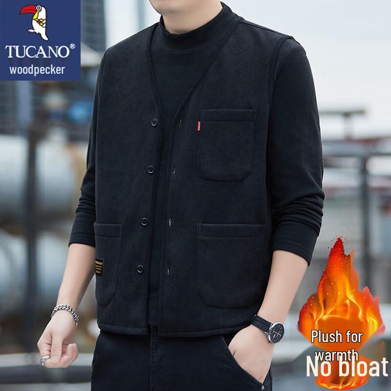 TUCANO Men s Autumn/Winter Plus Velvet Warm Vest 2XL
TUCANO Men s Autumn/Winter Plus Velvet Warm Vest 2XL