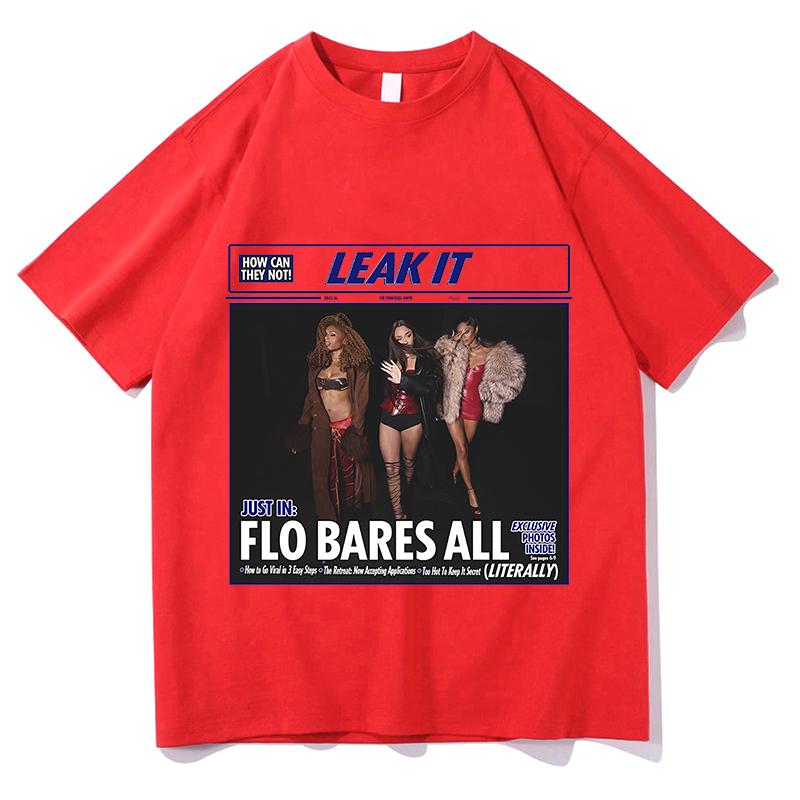 FLO Leak It Tour 2026 T-shirt Pure Cotton Fashion Casual Graphic Tshirts Loose Cotton Short Sleeve Female T Shirt Print Tops Tee S
FLO Leak It Tour 2026 T-shirt Pure Cotton Fashion Casual Graphic Tshirts Loose Cotton Short Sleeve Female T Shirt Print Tops Tee S