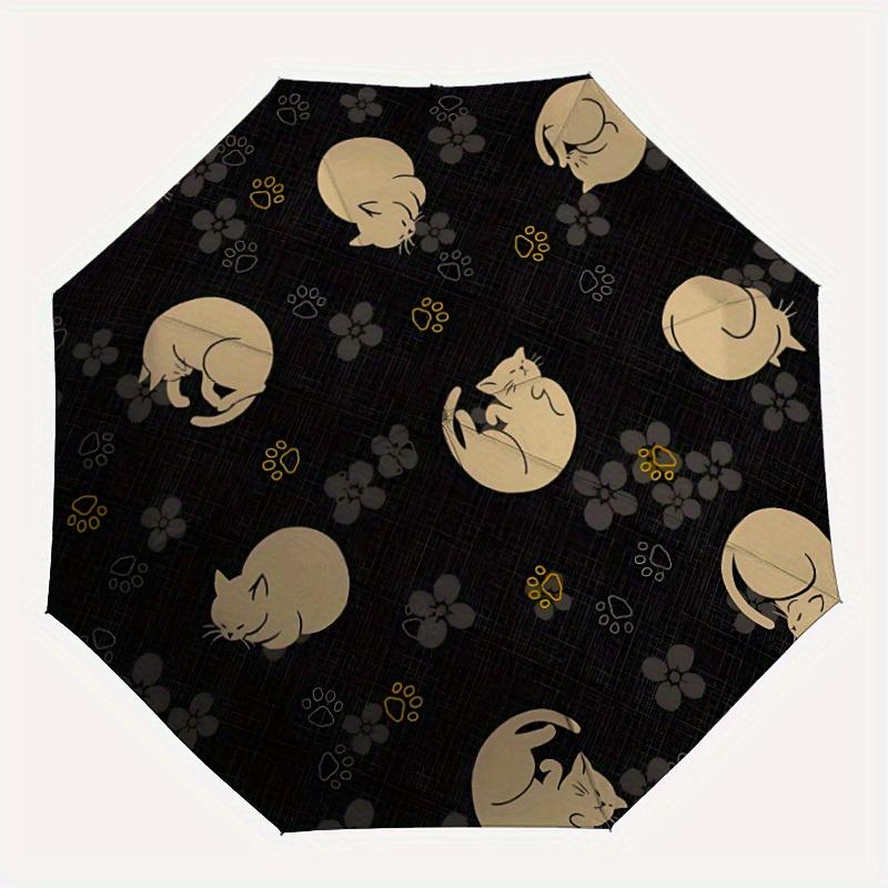 1pc Cat Floral Automatic Open/close Umbrella, 8-Rib sturdy structure, Portable Travel Umbrella, Parties, Everyday Use, Outdoor Accessory, Ar
1pc Cat Floral Automatic Open/close Umbrella, 8-Rib sturdy structure, Portable Travel Umbrella, Parties, Everyday Use, Outdoor Accessory, Ar
