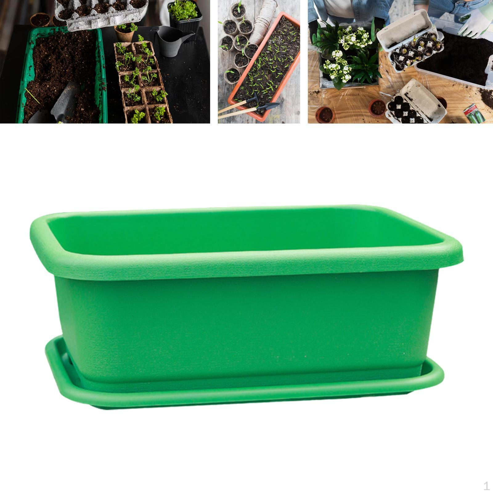 Цветочный горшок для выращивания с дренажными отверстиями, контейнер для овощных растений, ящик для посадки для дома зелёный
Цветочный горшок для выращивания с дренажными отверстиями, контейнер для овощных растений, ящик для посадки для дома зелёный