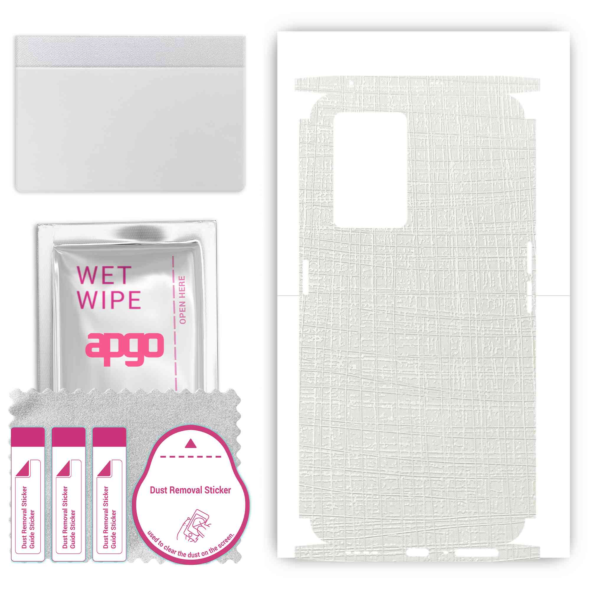 apgo Protective Skin Sticker for the back+sides compatible with Realme GT Neo3, Full Wrap Film, Foil, Vinyl - Pattern White Fabric
apgo Protective Skin Sticker for the back+sides compatible with Realme GT Neo3, Full Wrap Film, Foil, Vinyl - Pattern White Fabric