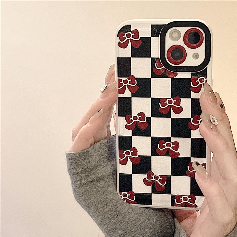 Zhitai Leather Checkerboard Case for iPhone 11/13 Pro Max/14, Bow Design iPhone 11 Pro
Zhitai Leather Checkerboard Case for iPhone 11/13 Pro Max/14, Bow Design iPhone 11 Pro
