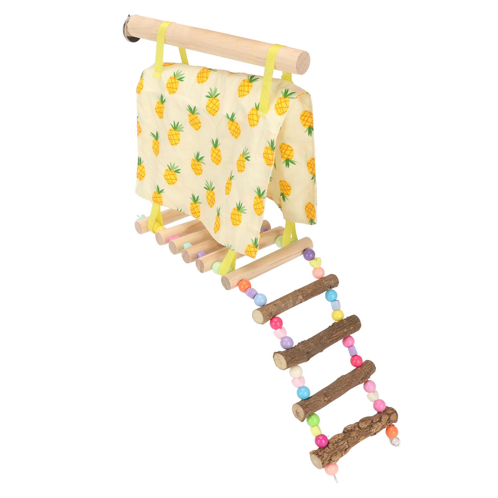 Parrot Tent Ladder 4 Seasons Universal Decorative Bird Hanging Hammock with Ladder for Parrot Syrian Hamster
Parrot Tent Ladder 4 Seasons Universal Decorative Bird Hanging Hammock with Ladder for Parrot Syrian Hamster