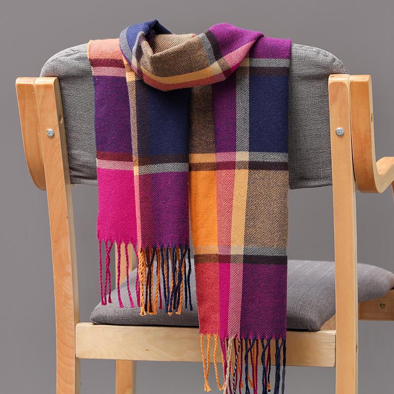 Fashion Cashmere Plaid Soft Solid Women Scarf Winter Shawl Wrap Bandana Pashmina Tassel Thicken Warm Neckerchief
Fashion Cashmere Plaid Soft Solid Women Scarf Winter Shawl Wrap Bandana Pashmina Tassel Thicken Warm Neckerchief